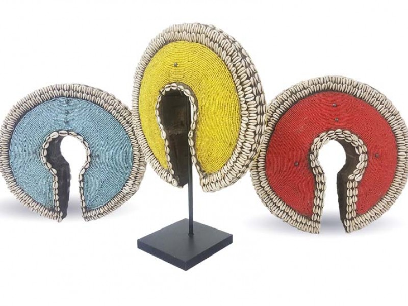 Beaded Wood Tikar Bangle Beaded Wood Tikar Bangle